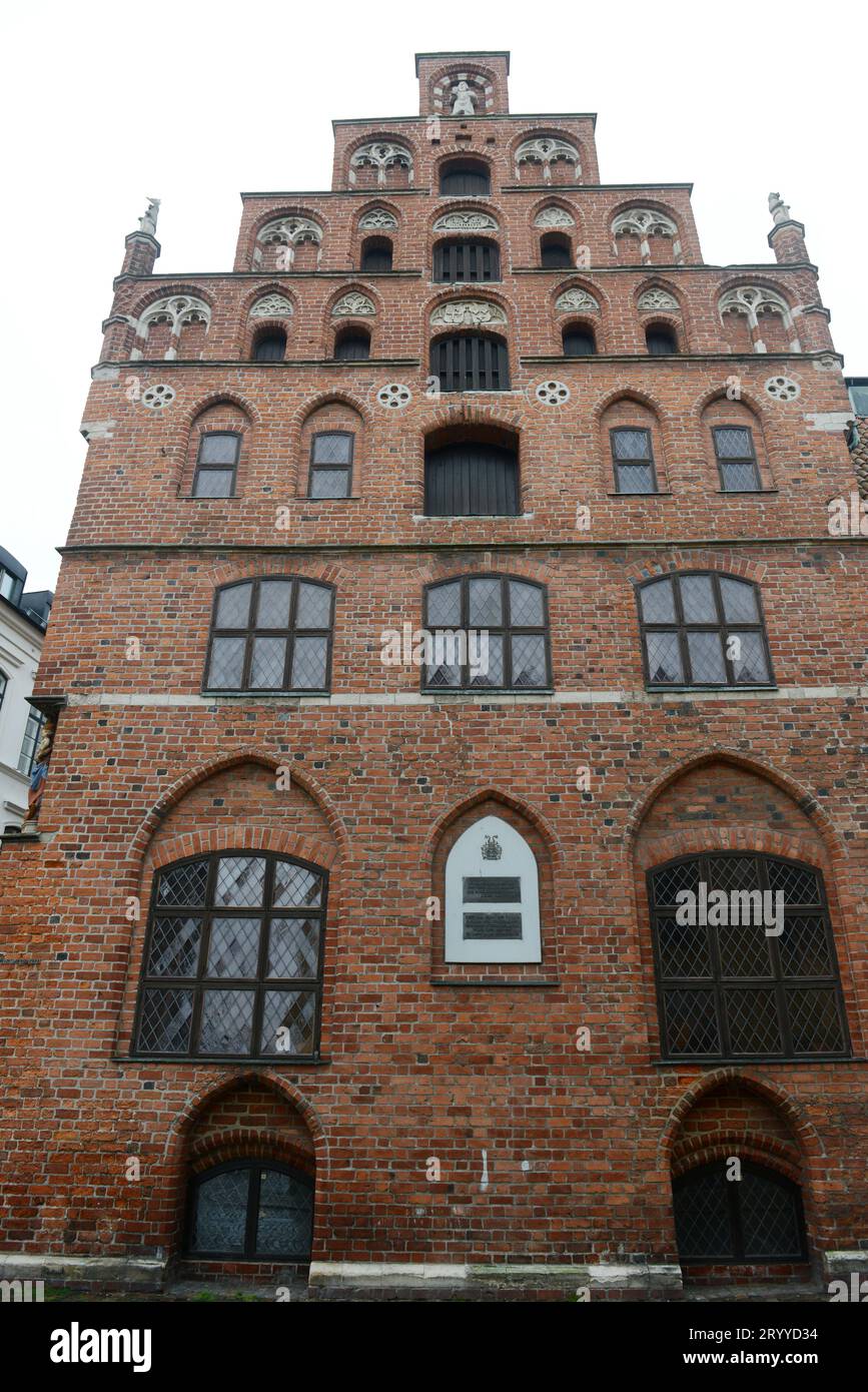 The beautiful 16th century Jörgen Kock's house in Malmö, Sweden. Stock Photo