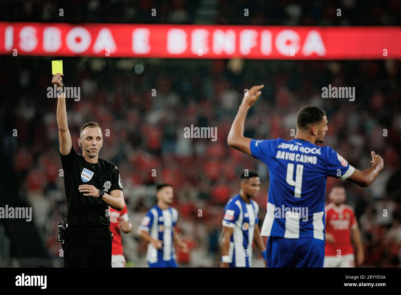 Ze Pedro during Liga Portugal Betclic 23/24 game between SL Benfica and FC  Porto at Estadio Da Luz, Lisbon. (Maciej Rogowski Stock Photo - Alamy