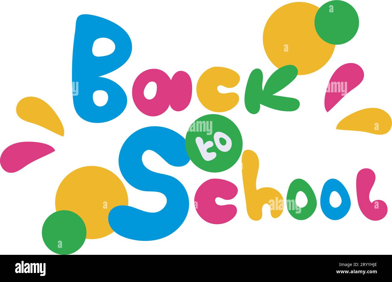 back to school vector isolated Stock Vector Image & Art - Alamy