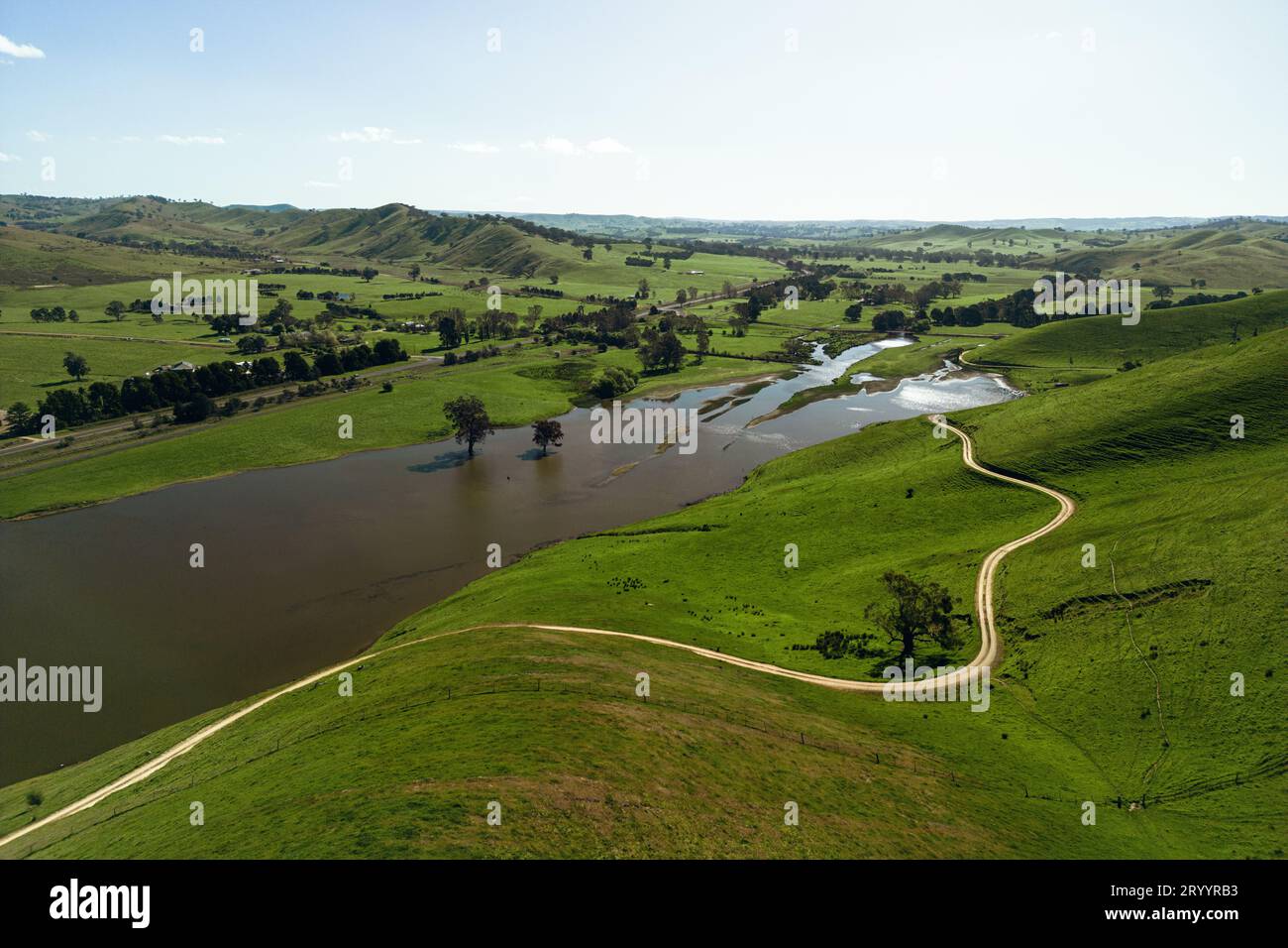 Aerial view lake eildon hi-res stock photography and images - Alamy