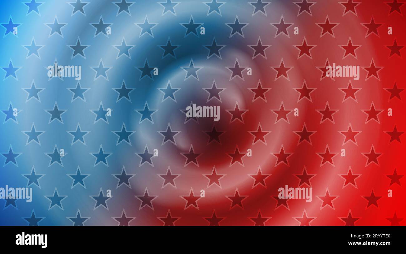 USA flag colors and stars abstract american background. Modern bright ...