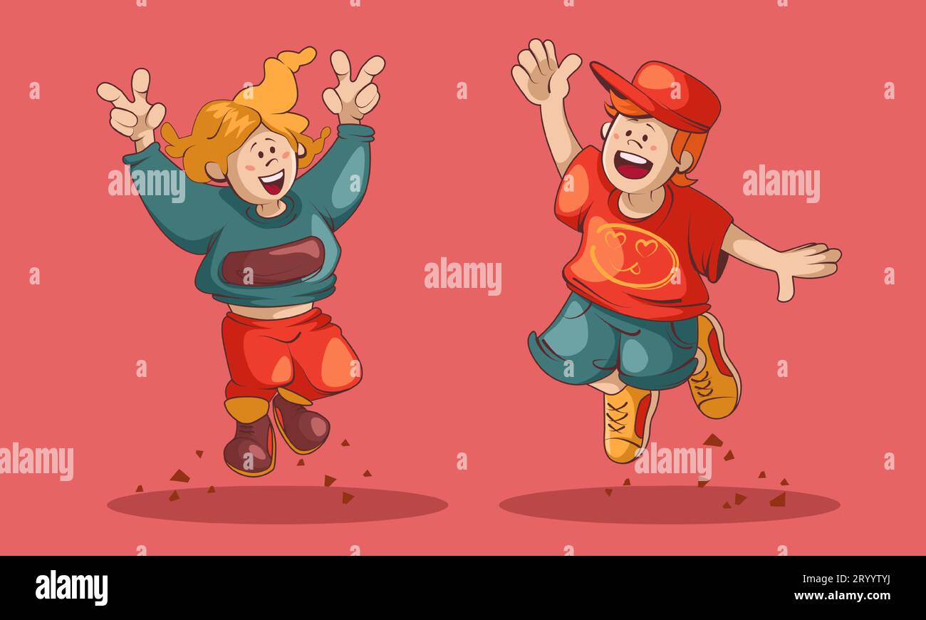 Funny Celebration Dance Cartoon