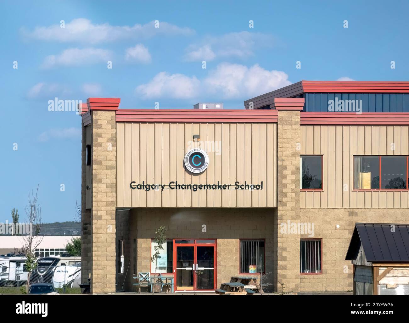 Calgary, Alberta, Canada. Aug 1, 2023. A close up to an Calgary