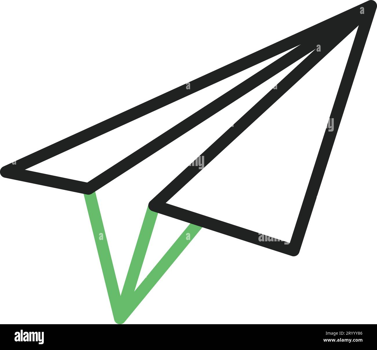 Paper Plane icon vector image. Suitable for mobile application web application and print media. Stock Vector