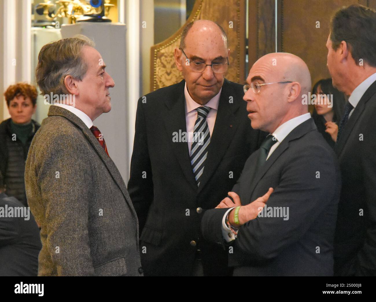 Madrid, Madrid, SPAIN. 23rd Dec, 2024. Lecture at the Europa Forum held ...