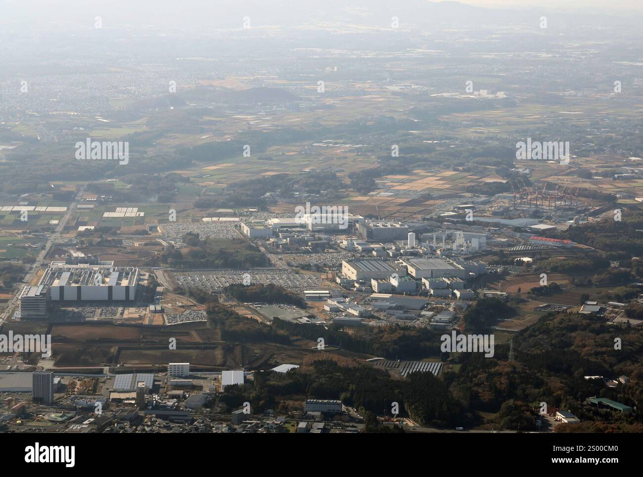 Buildings of Tokyo Electron Kyushu and Sony Group are under ...