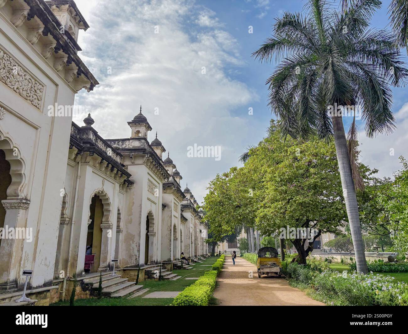 The view of Chowmahalla Palace in Hyderabad India, was the royal ...