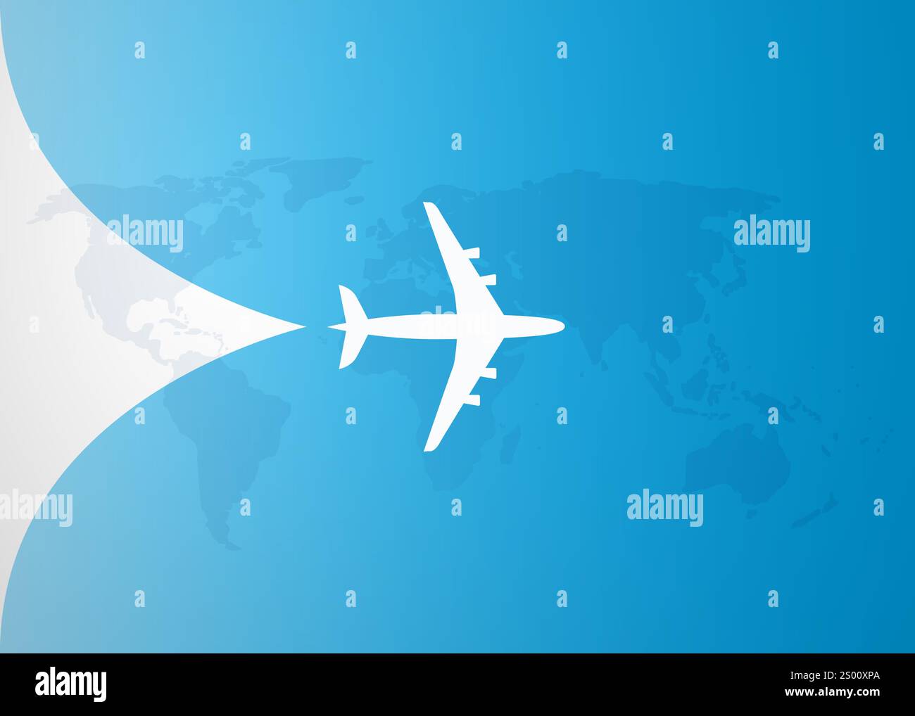 Global air traffic map hi-res stock photography and images - Alamy