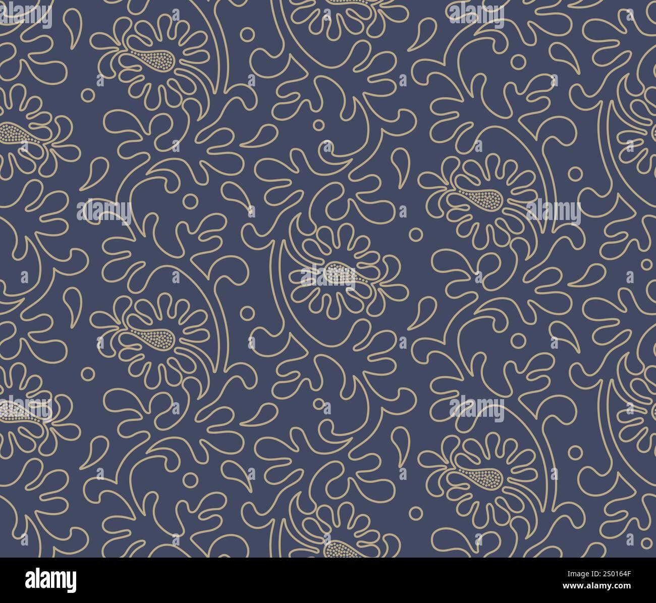 Vector flower seamless pattern element. Elegant texture for backgrounds ...