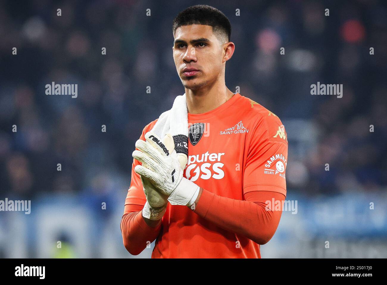 Devis VASQUEZ of Empoli during the Italian championship Serie A football match between Atalanta BC and Empoli FC on 22 December 2024 at Gewiss Stadium in Bergamo, Italy Stock Photo