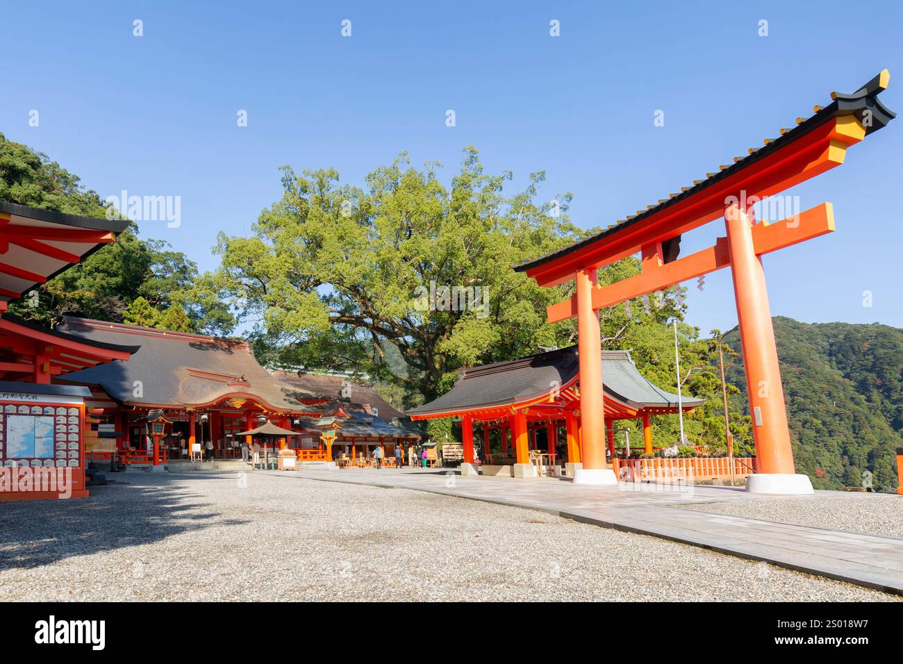 Kumano-Nachi Taisha Grand Shrine at Nachisan, Nachikatsuura, Wakayama, Japan Stock Photo