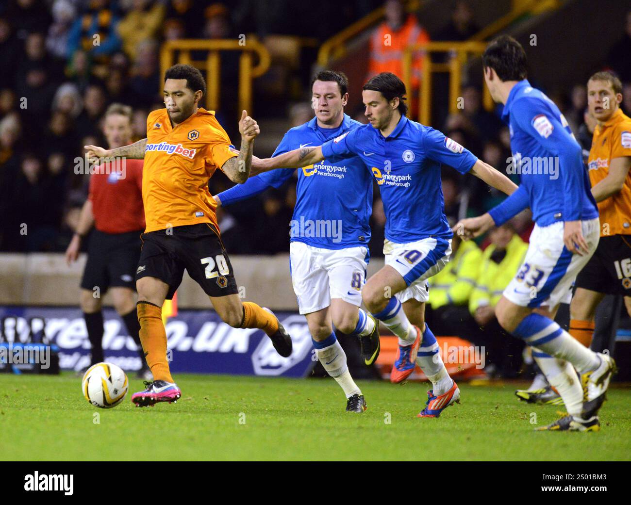 VECCHIO PENNANT DA calcio: WOLVERHAMPTON WANDERERS - F.A. VINCITORI