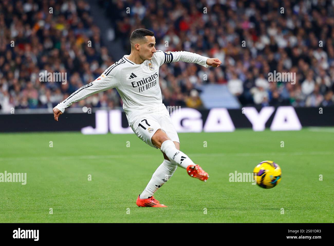 Lucas Vazquez of Real Madrid during the Spanish championship La Liga ...