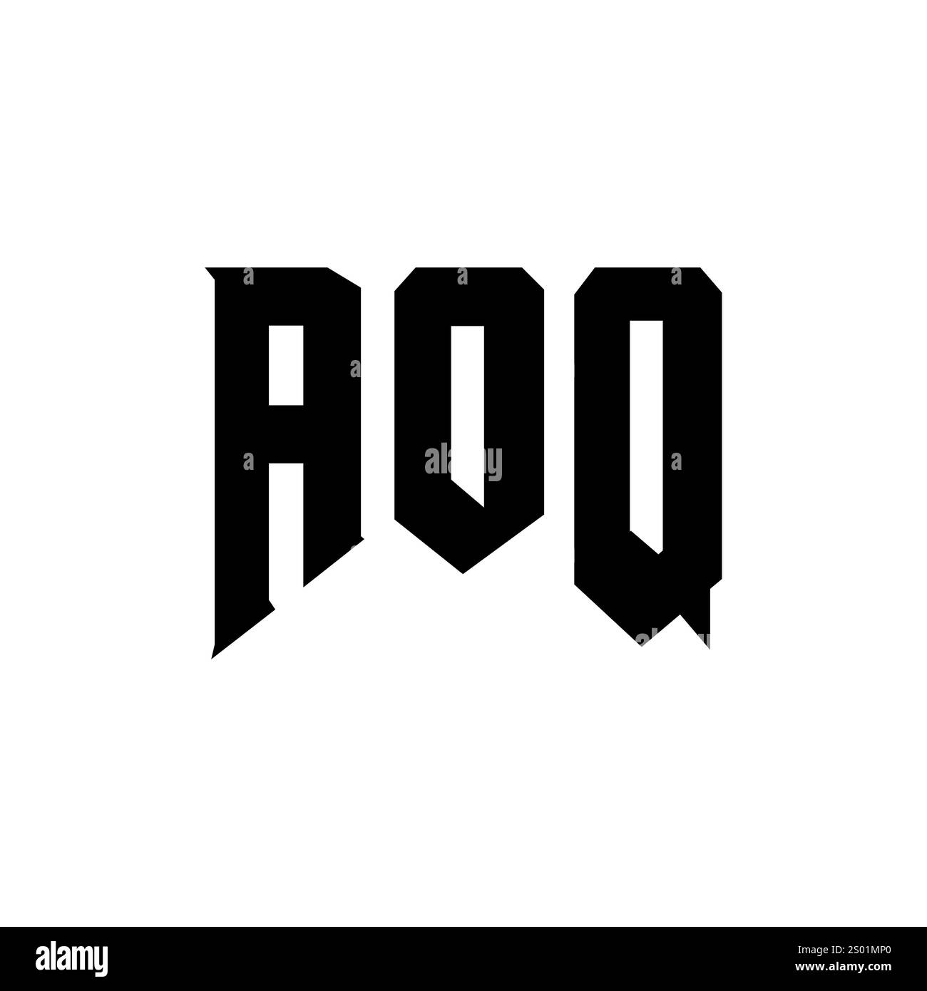 Aoq logo design hi-res stock photography and images - Alamy