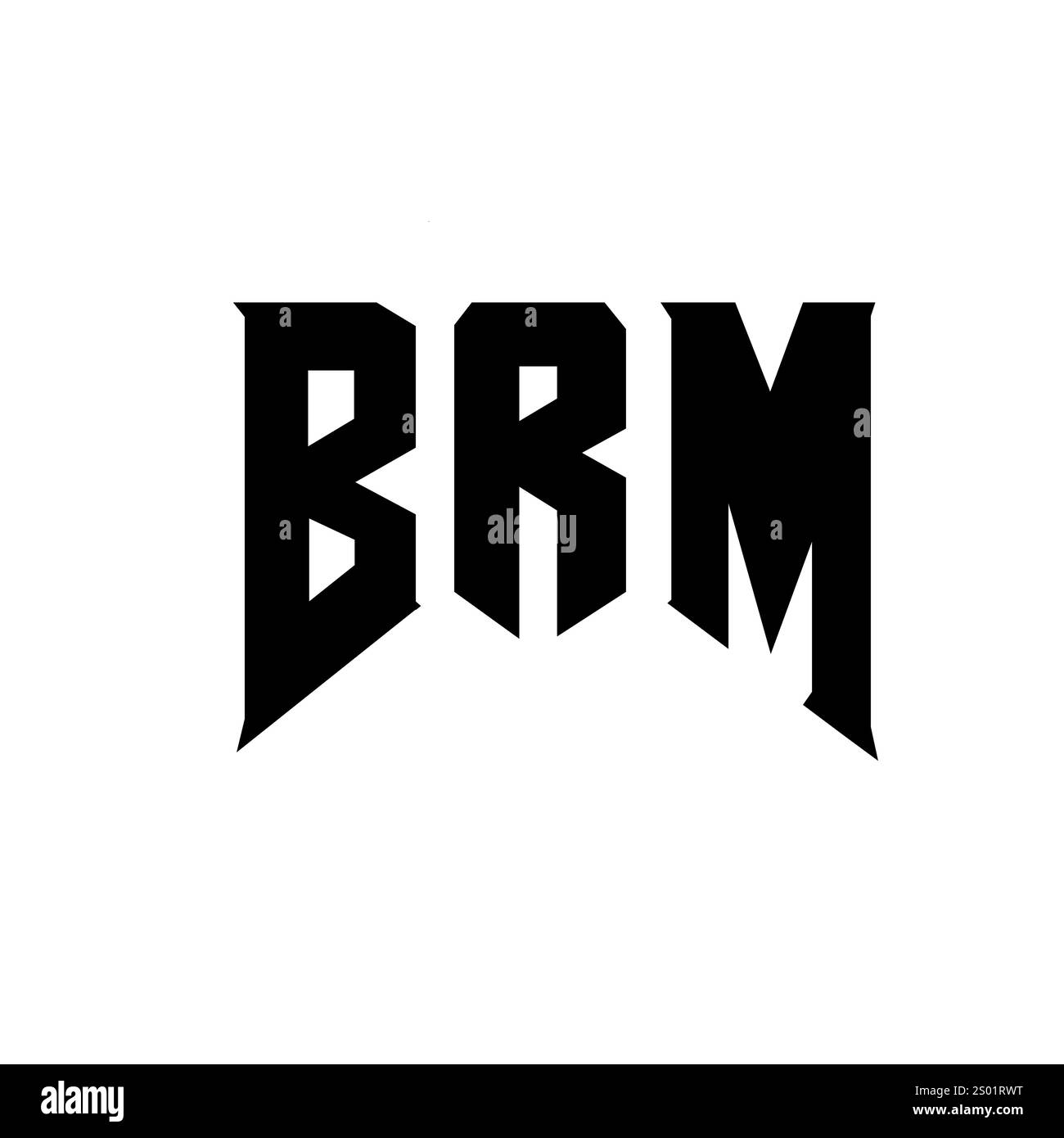 Brm logo design hi-res stock photography and images - Alamy