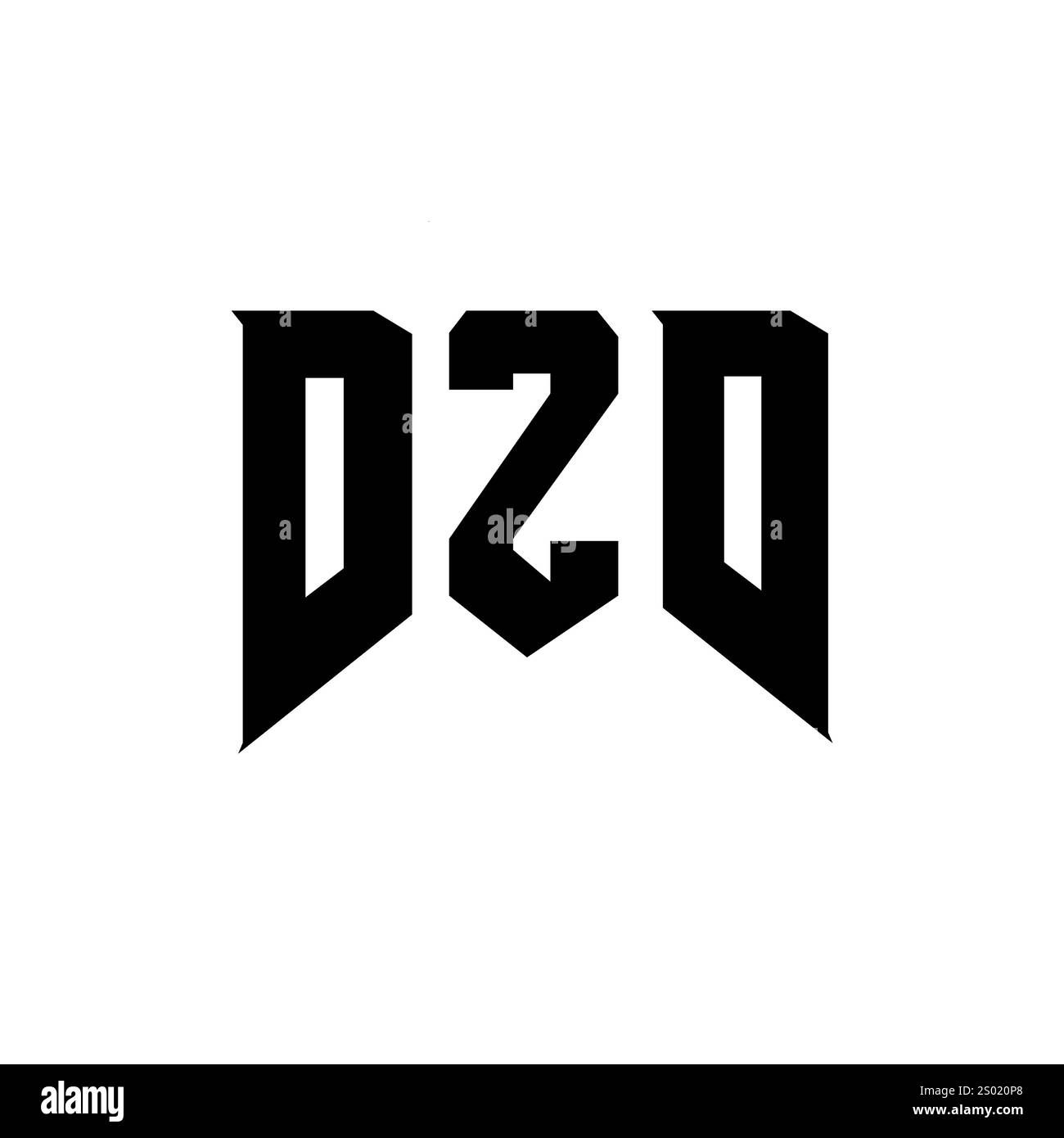 DZD letter logo design for technology company. DZD logo design black ...