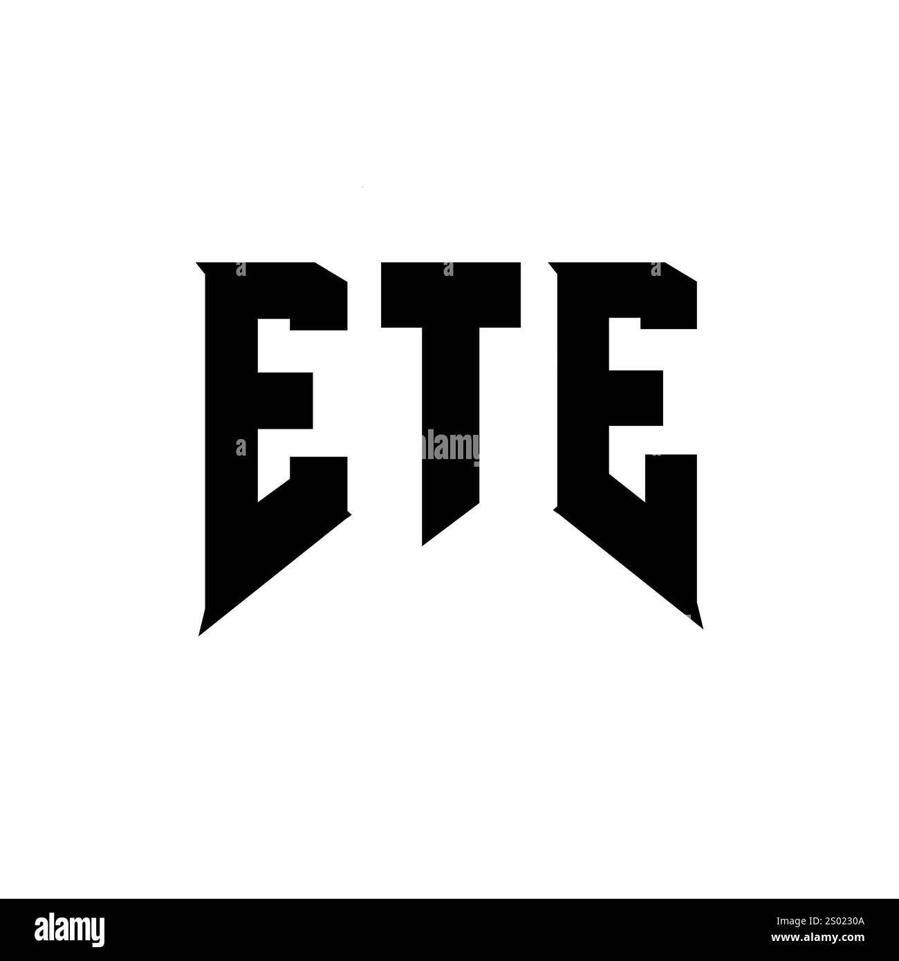 Ete technology logo Stock Vector Images - Alamy