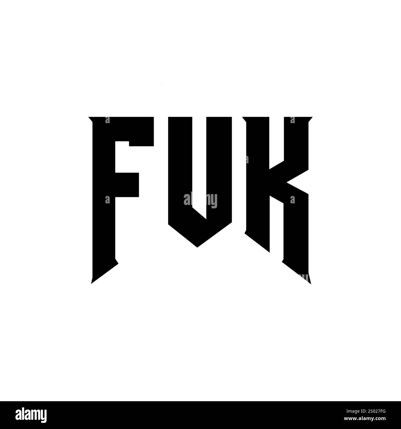 Fuk logo design hi-res stock photography and images - Alamy