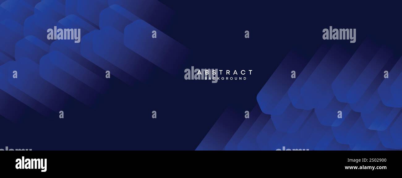 Dark Blue Gradient Abstract Geometric Flowing Lines Background ...