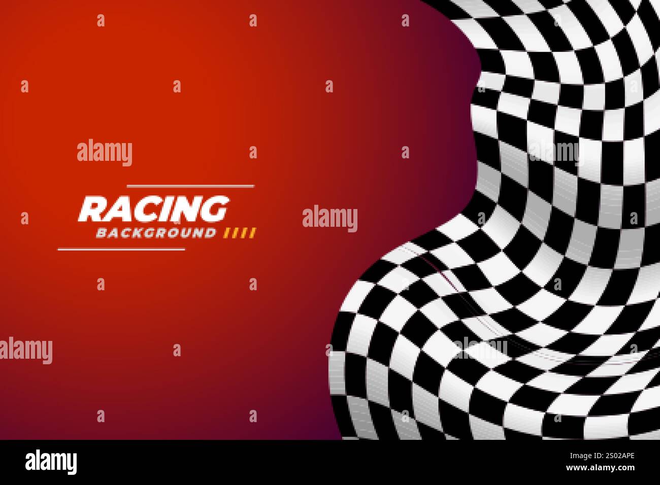 checkered racing flag realistic background Stock Vector Image & Art - Alamy