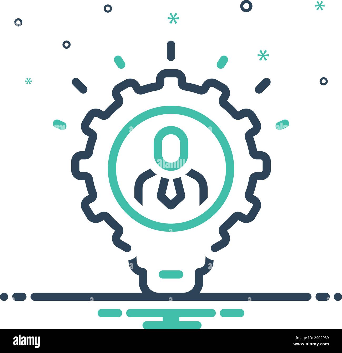 Icon for skills, dexterity Stock Vector