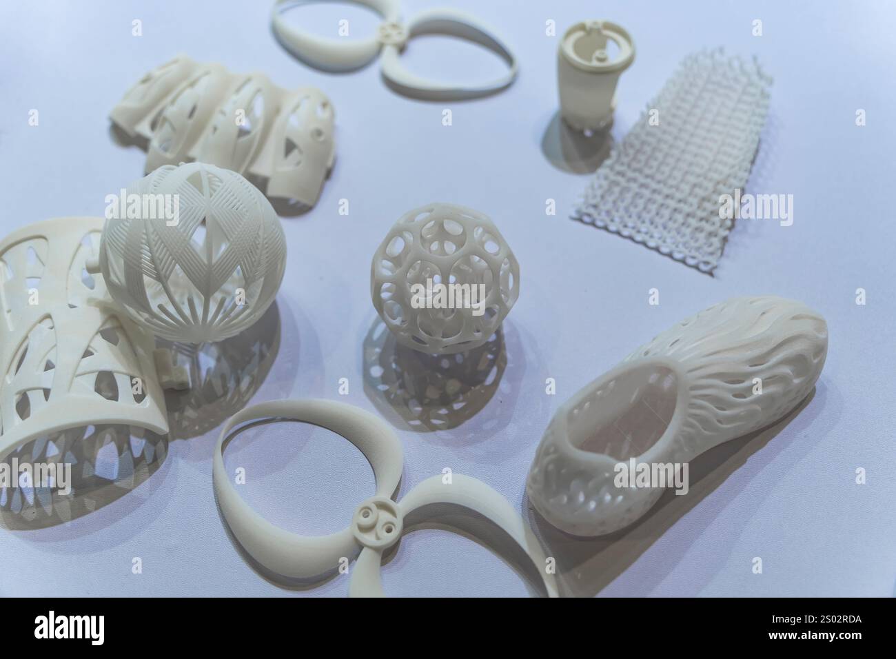 object printed 3d printer close-up. Progressive modern additive ...