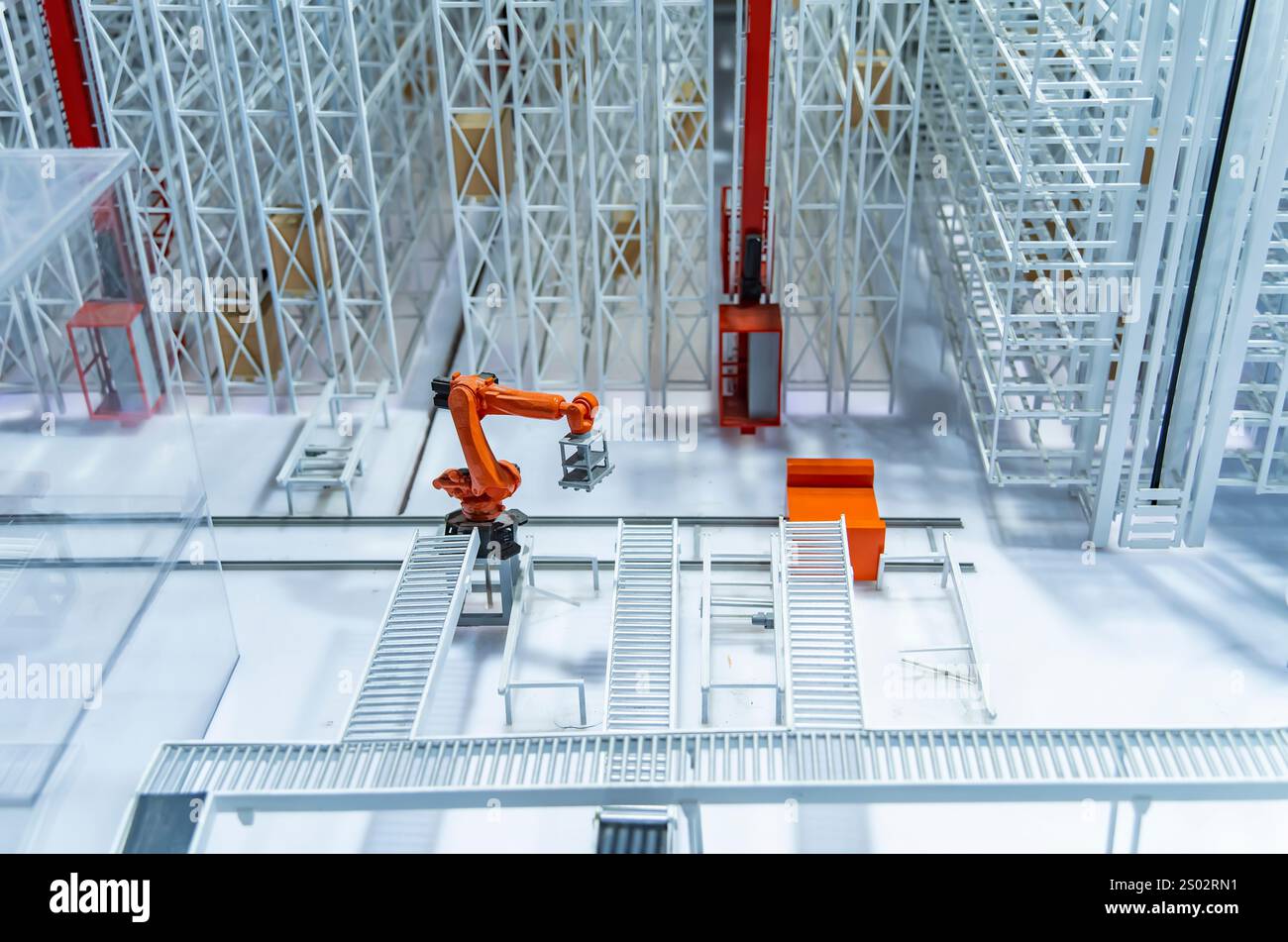 model of smart robot in manufacturing industry in intellegence factory ...