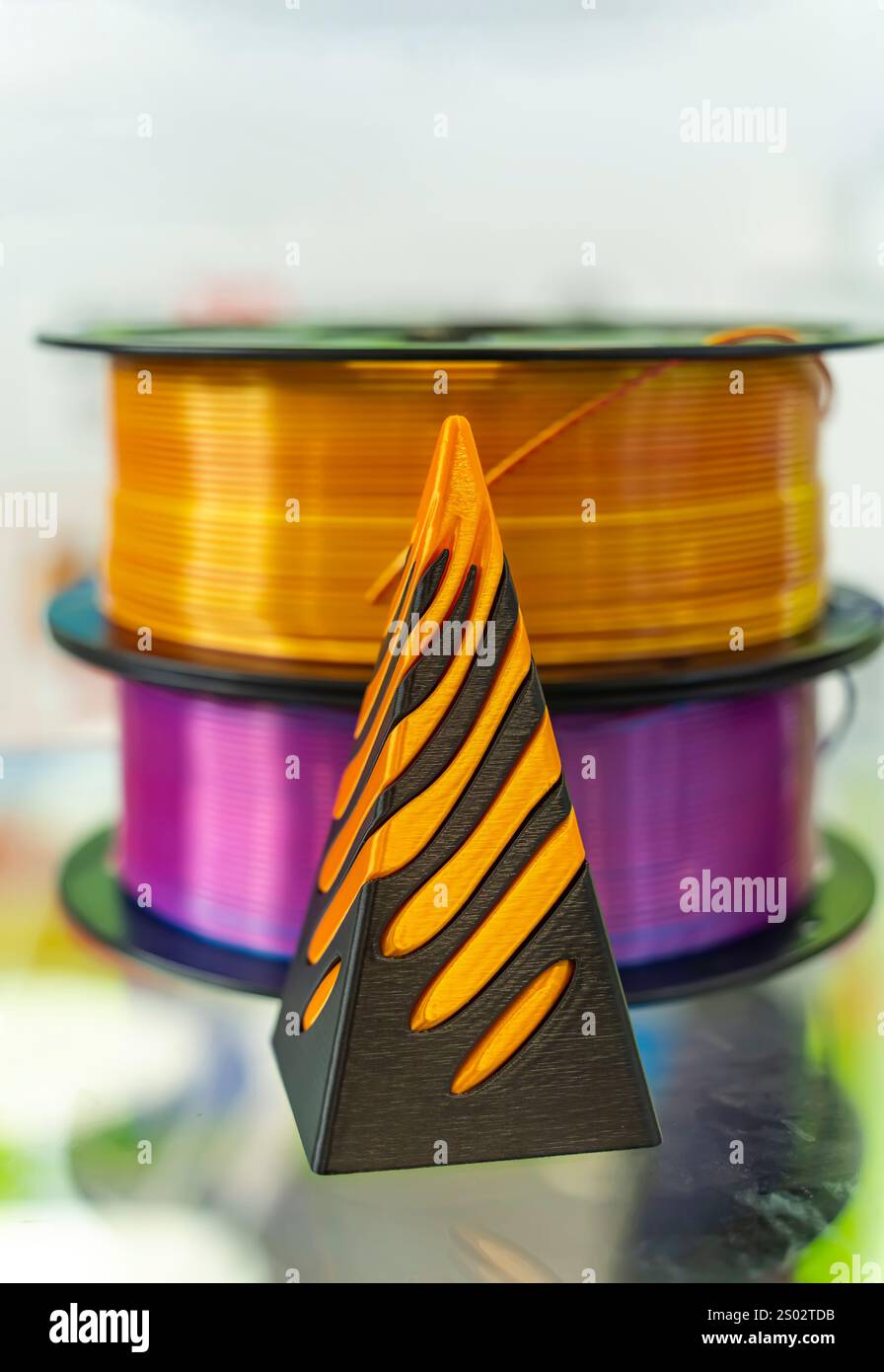 3D printing filaments,Progressive modern additive technology Stock ...