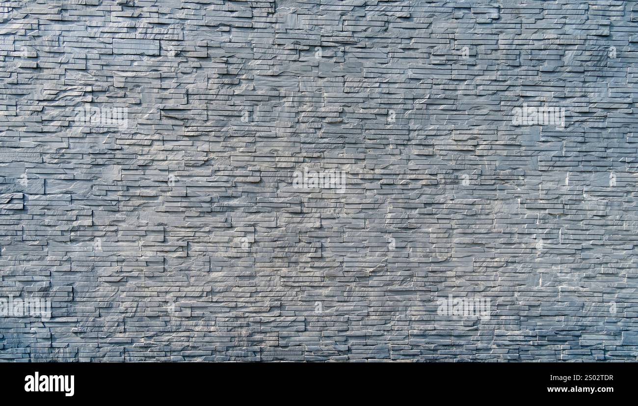 gray rough grunge brick wall background Stock Photo