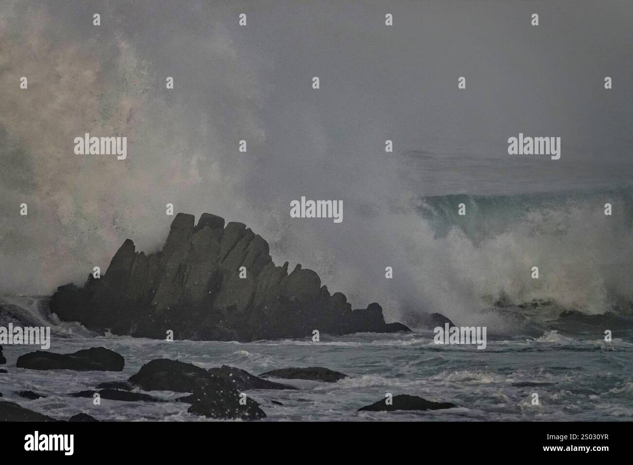 Pacific Grove, California, USA 23rd December, 2024 Pacific winter storm