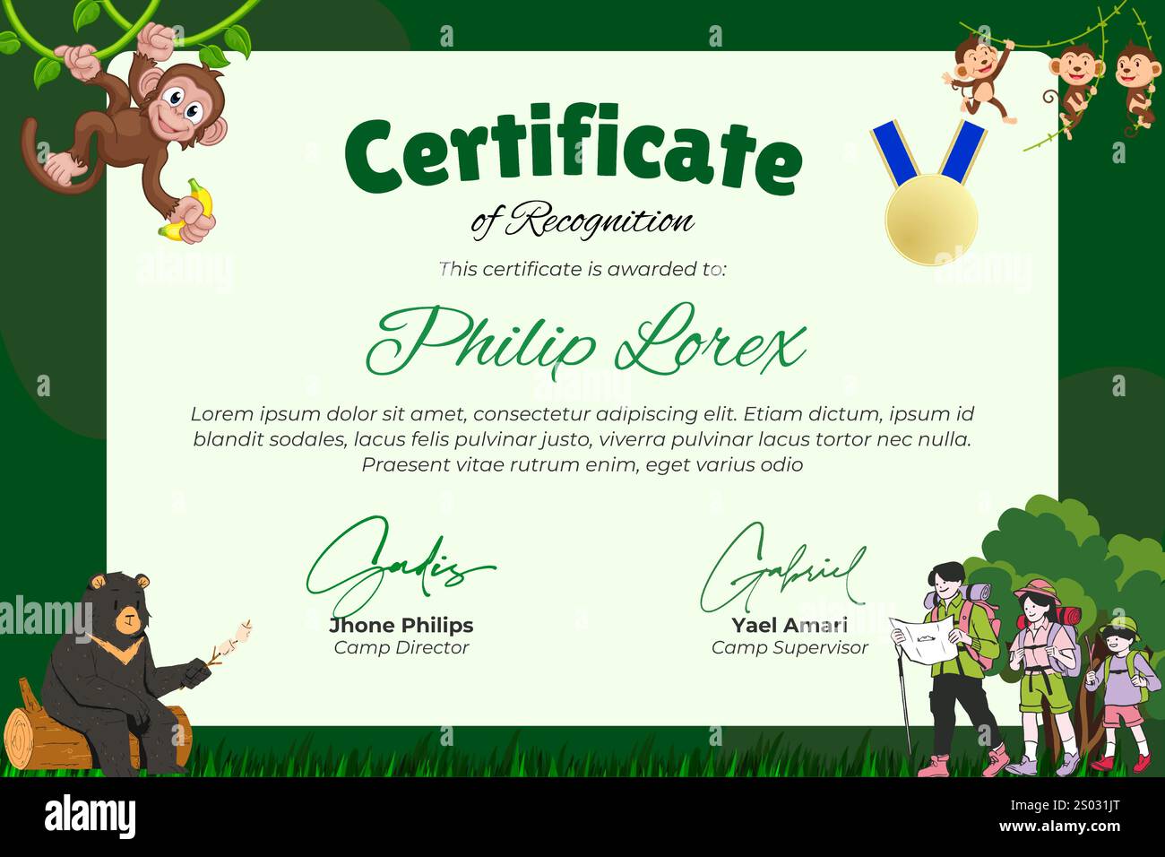 Certificate Premium Design Template in Vector Stock Vector
