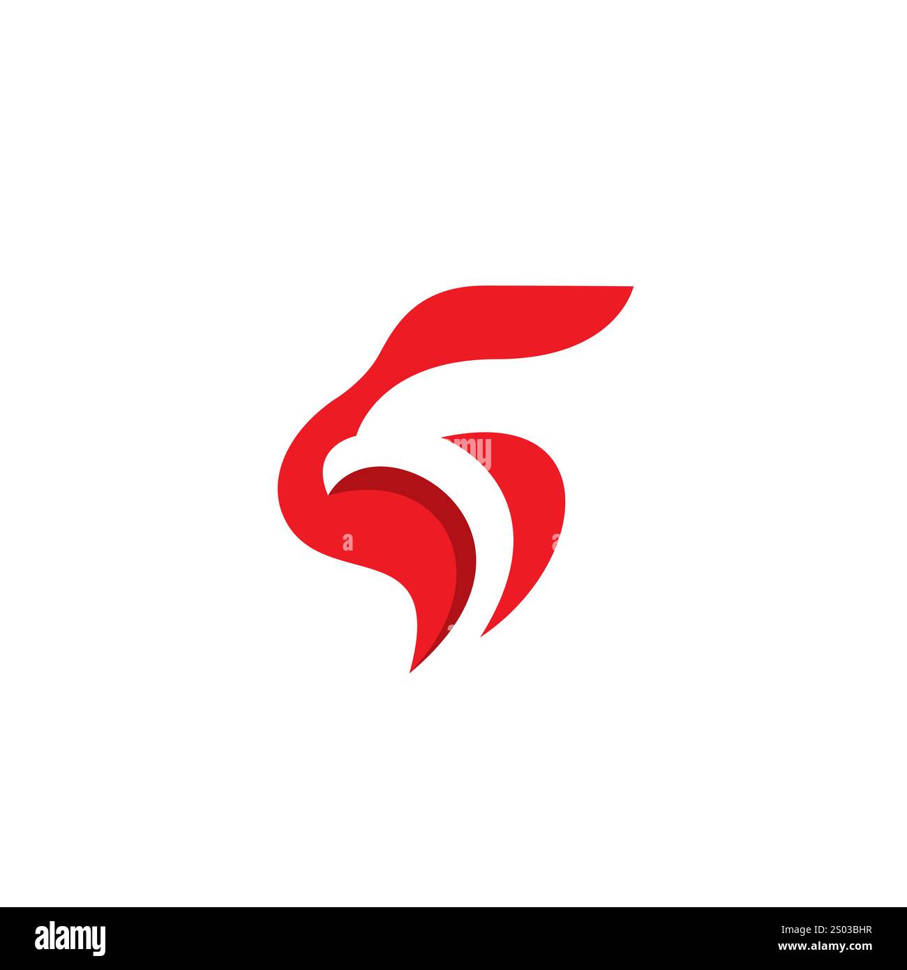 Letter G Eagle Logo Vector Illustration Stock Vector