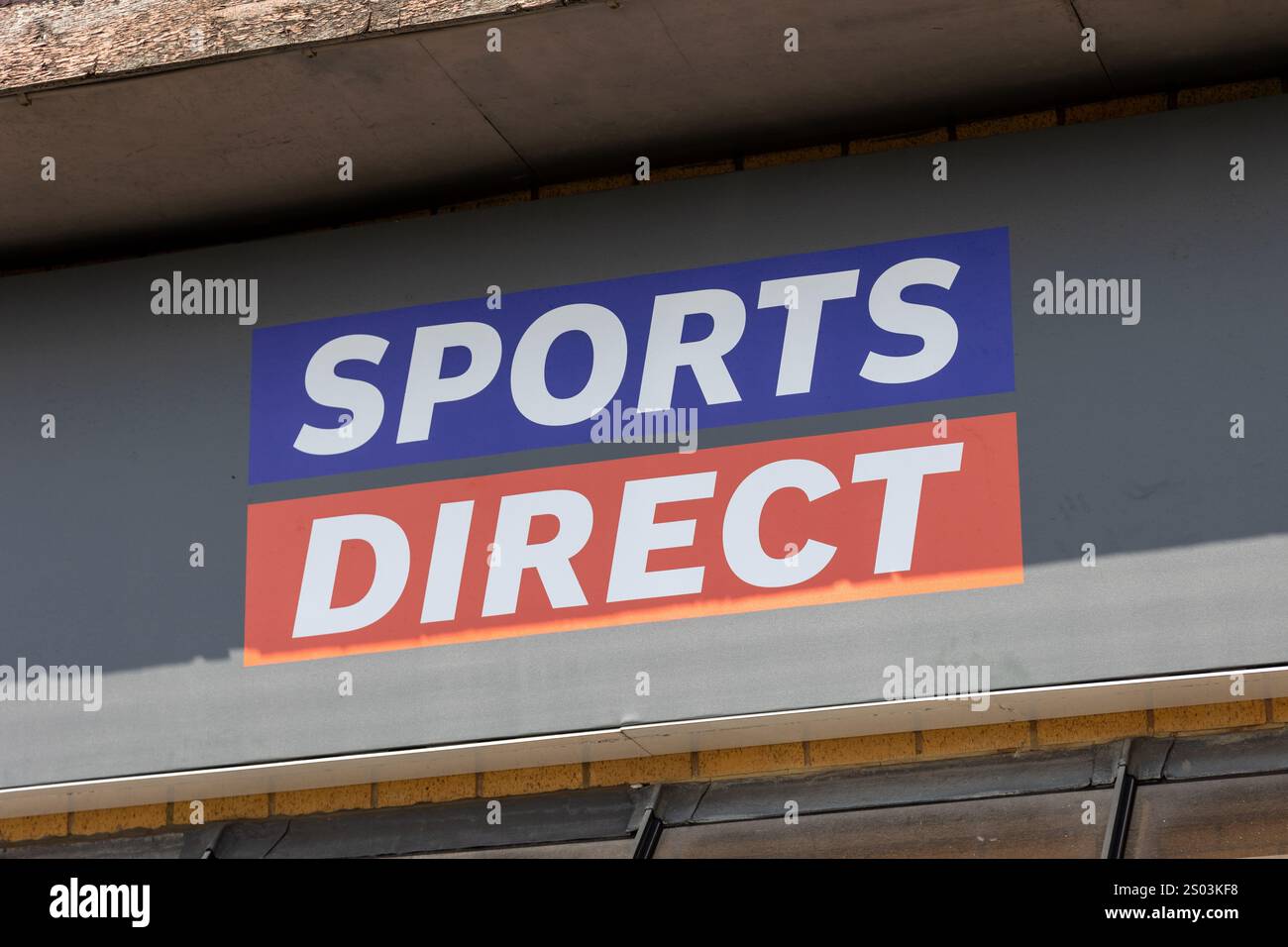 Sports Direct signage Stock Photo - Alamy