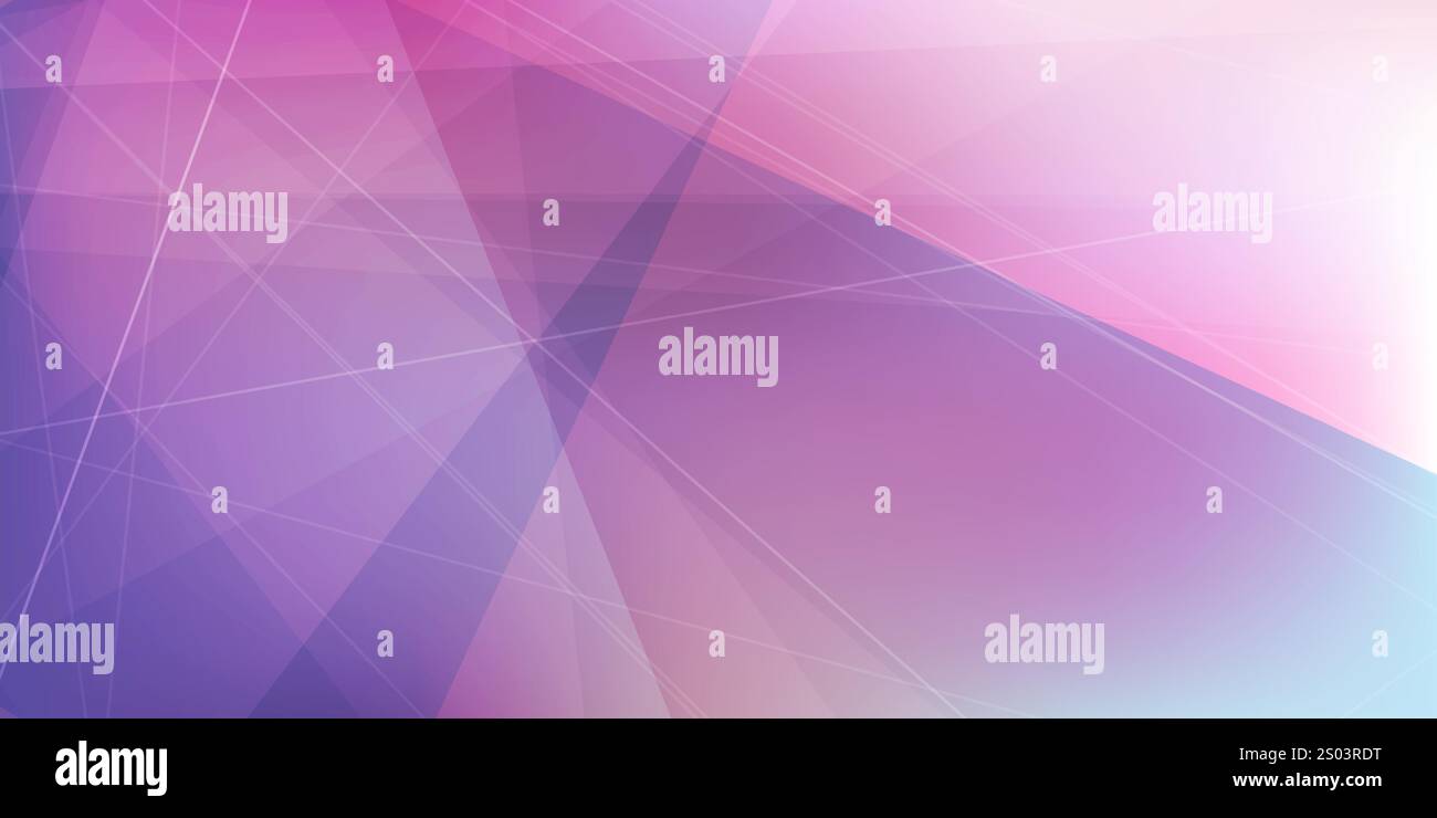 Purple Modern Style Triangle Shaped Translucent Overlaying Planes ...