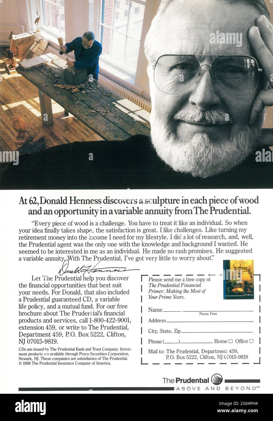 Prudential insurance advertisement hi-res stock photography and