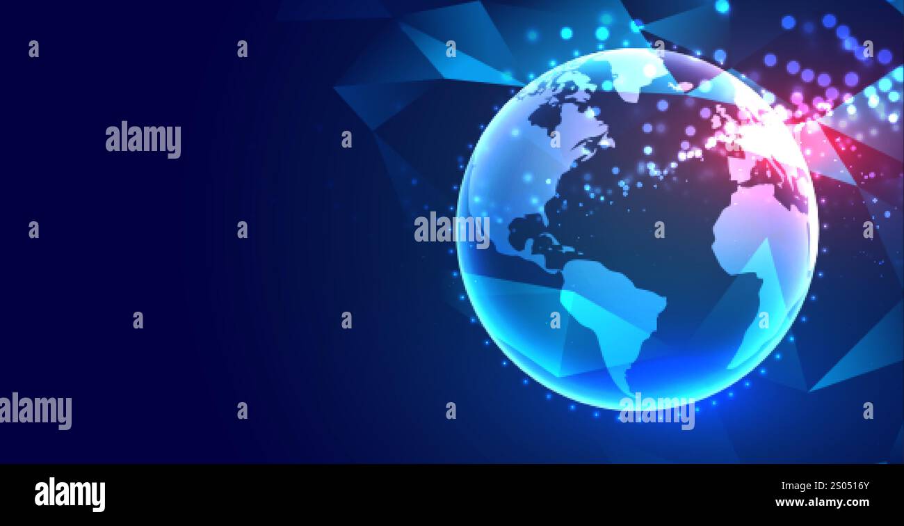 digital earth concept technology background Stock Vector Image & Art ...