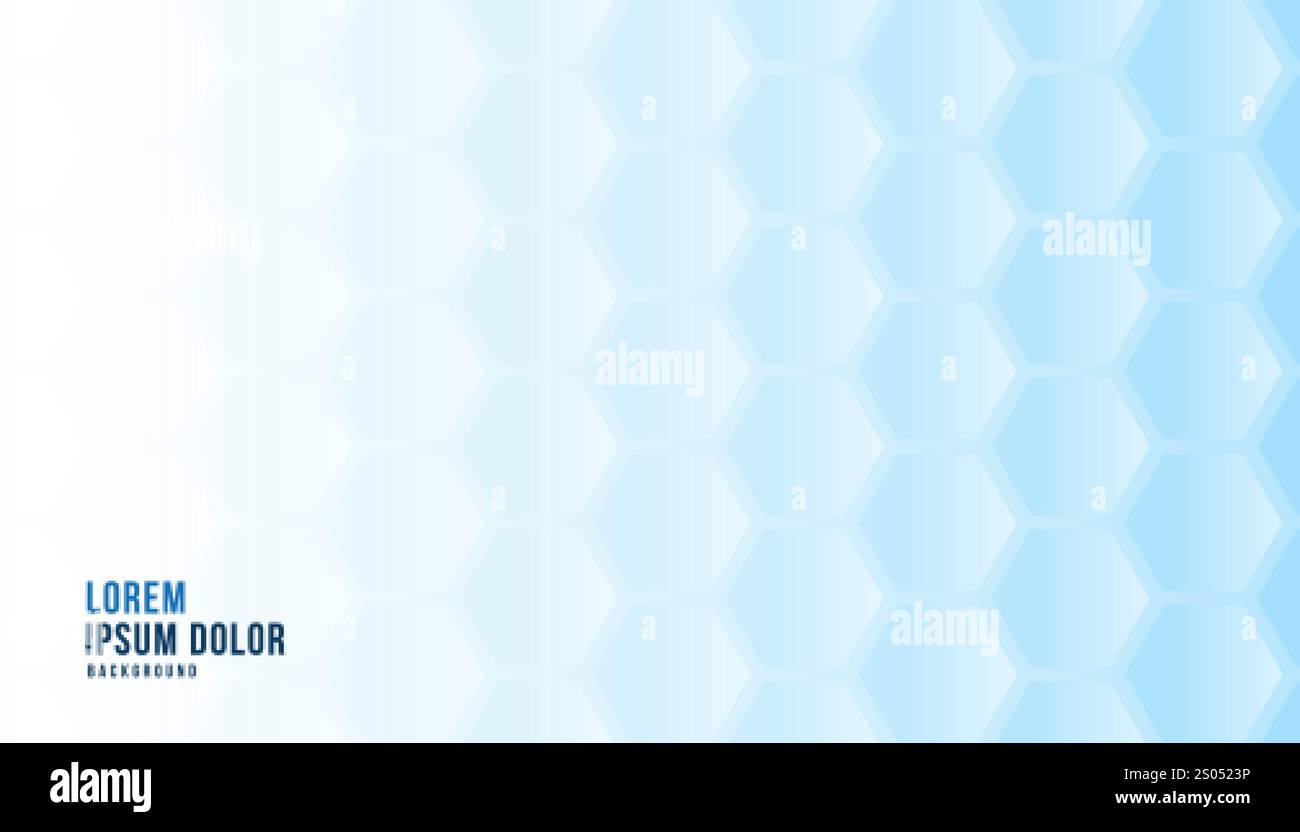 blue 3d hexagonal background medical concept design Stock Vector Image ...