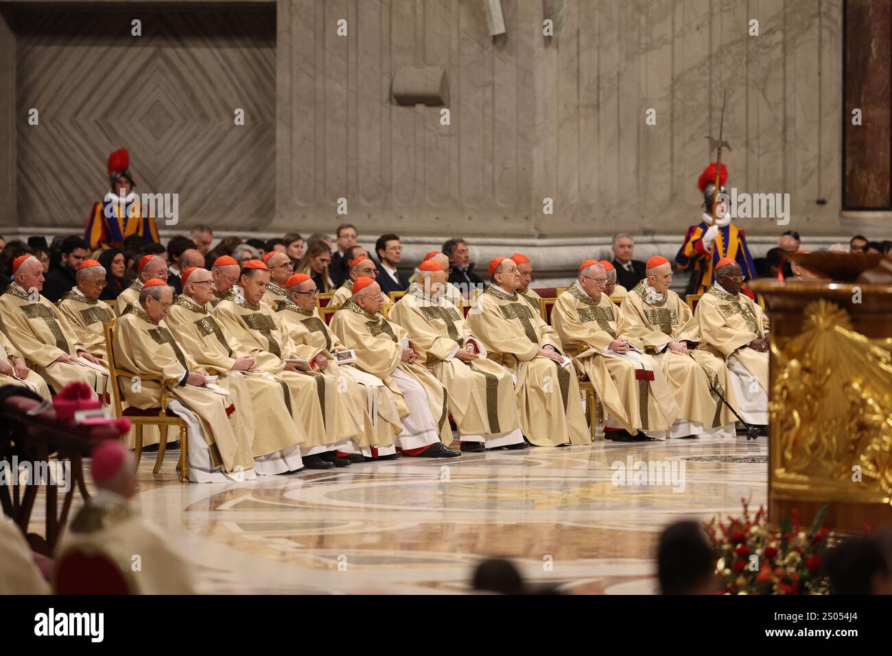 Vatican City, Italy 24.12.2024 Pope Francis opens the Holy Door in St