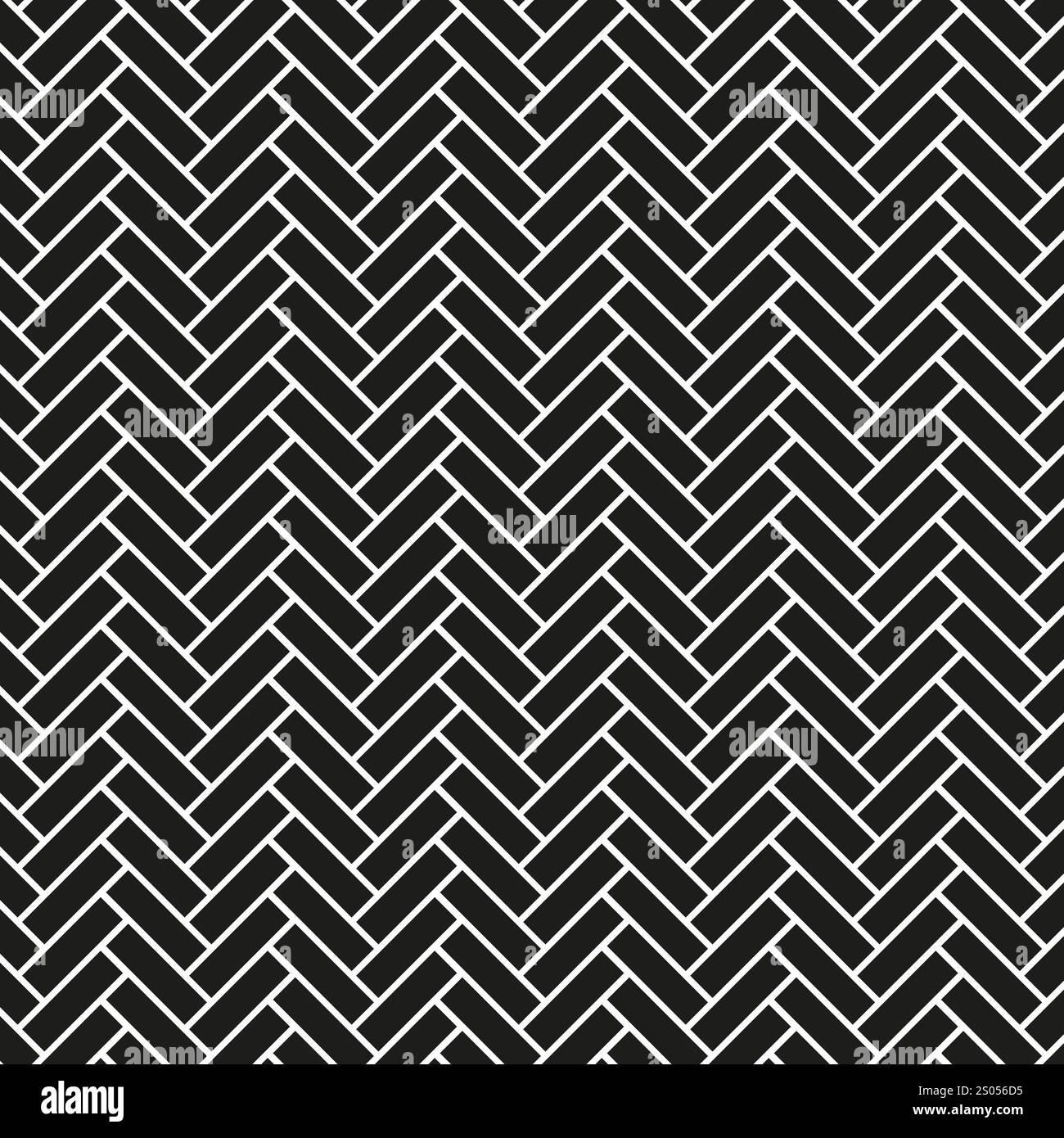 Chevron pattern shape. Black geometric design. Seamless herringbone vector. Monochrome abstract background. Stock Vector