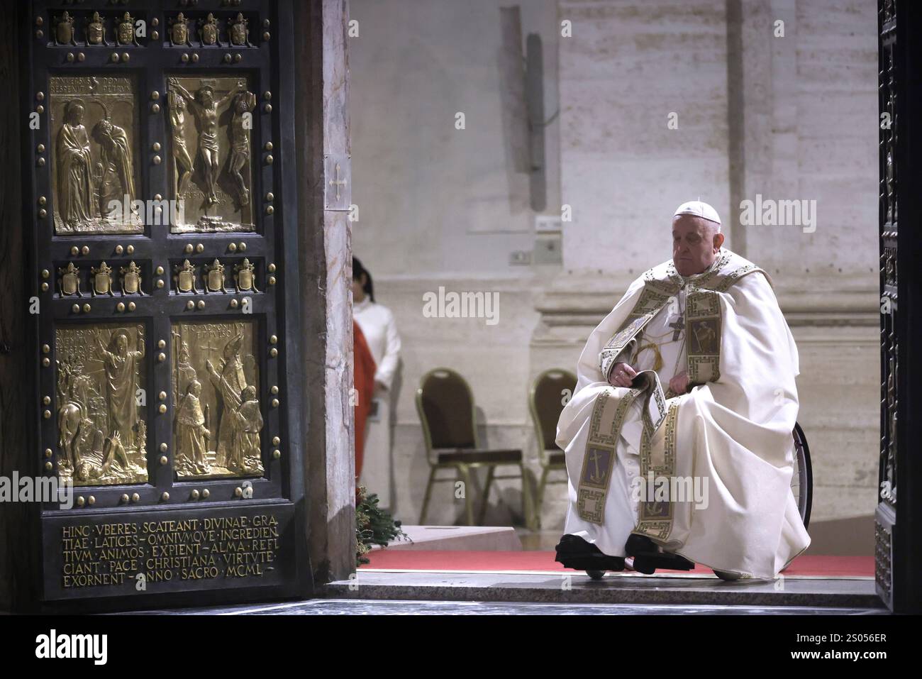 VATICAN CITY, VATICAN DECEMBER 24 Pope Francis officially
