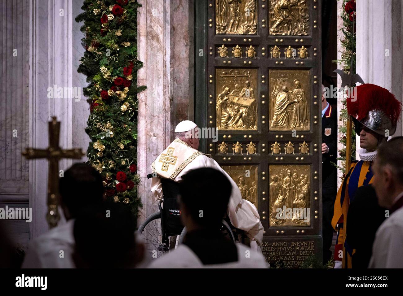 VATICAN CITY, VATICAN DECEMBER 24 Pope Francis officially