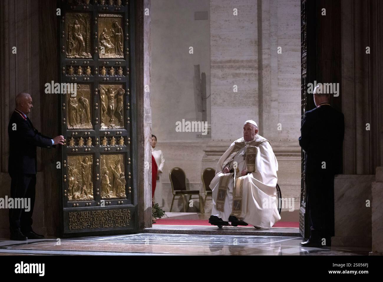 VATICAN CITY, VATICAN DECEMBER 24 Pope Francis officially