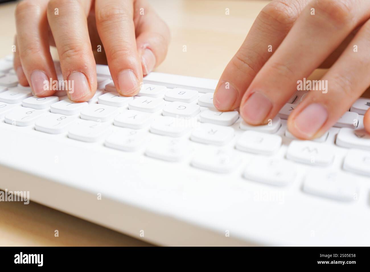 Typing Lessons Hi Res Stock Photography And Images Alamy