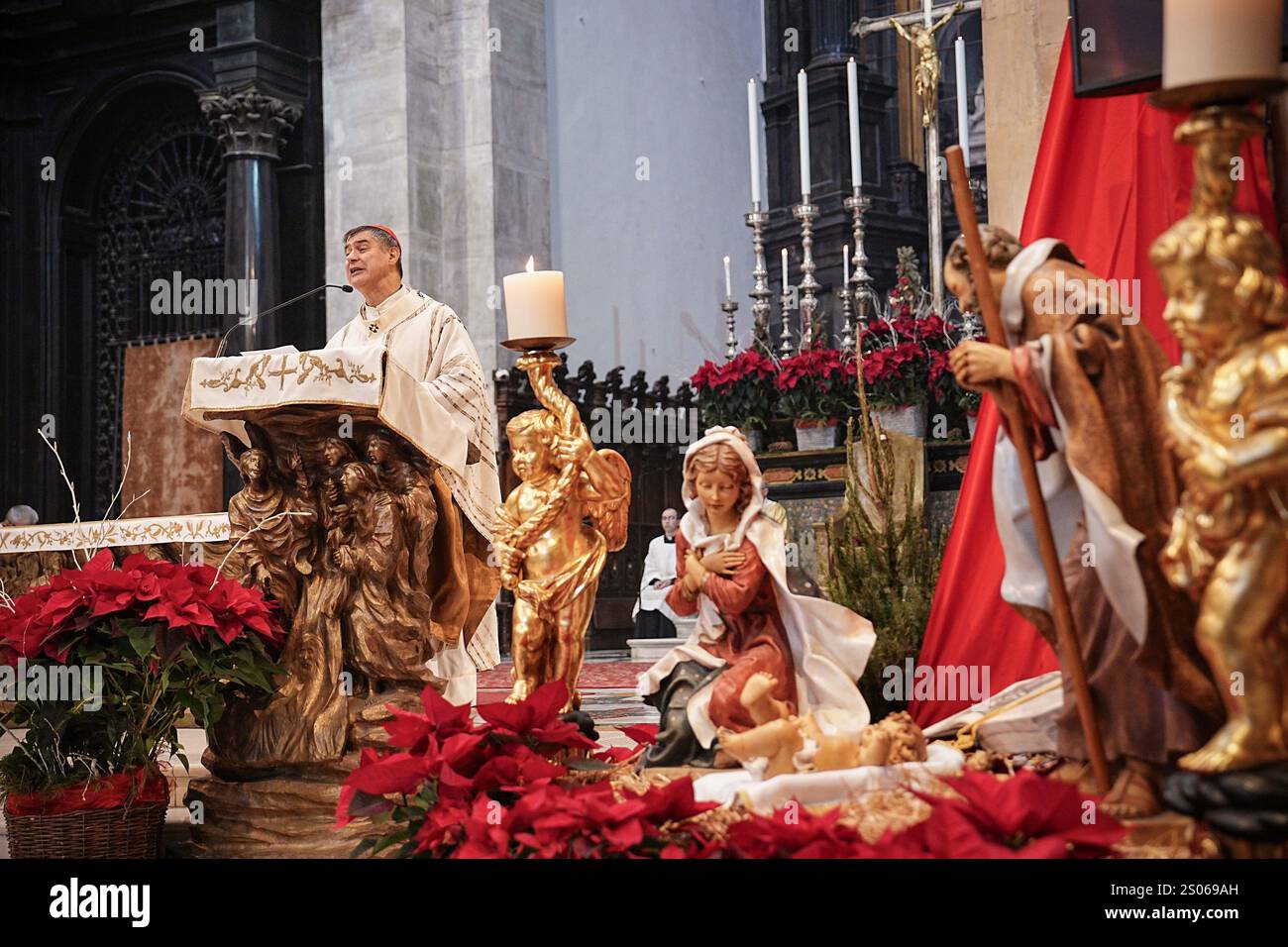 Cardinal Repole Torino, Italia. 25th Dec, 2024. Natale, celebrazione solenne della ...