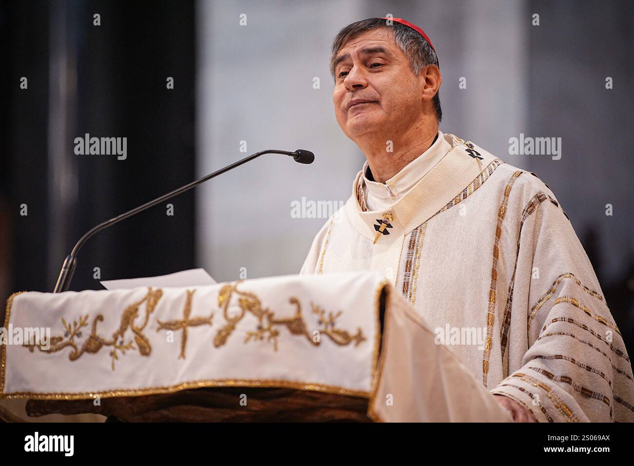 Cardinal Repole Torino, Italia. 25th Dec, 2024. Natale, celebrazione solenne della ...