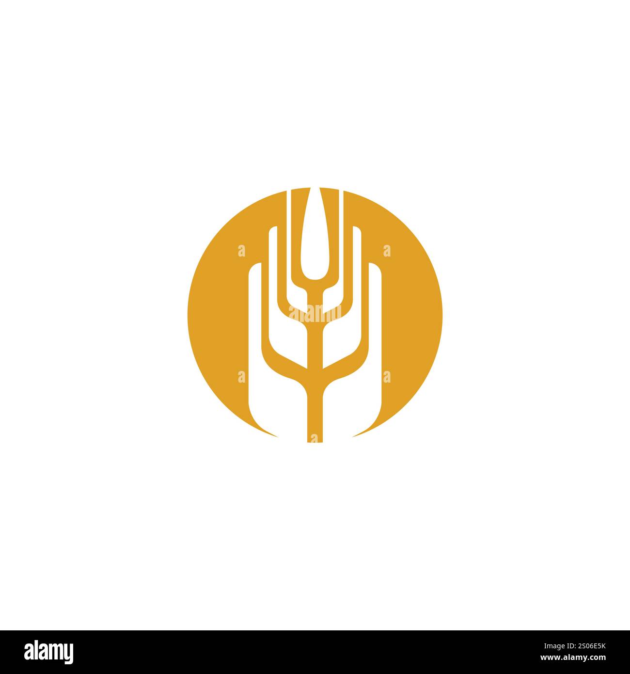 Quality Grain Bakery Food Logo. Wheat Icon Vector Stock Vector