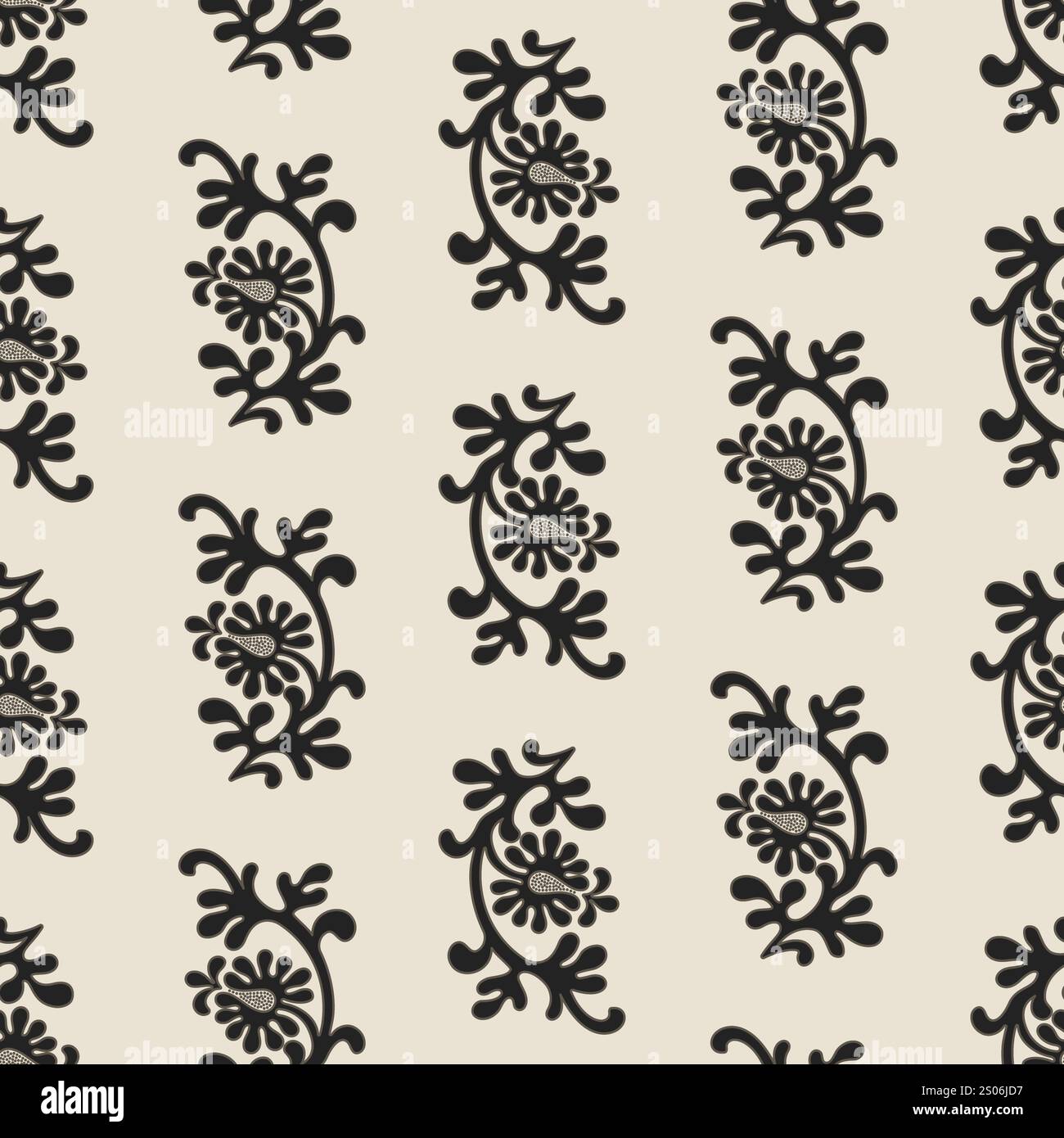 Vector flower seamless pattern element. Elegant texture for backgrounds ...