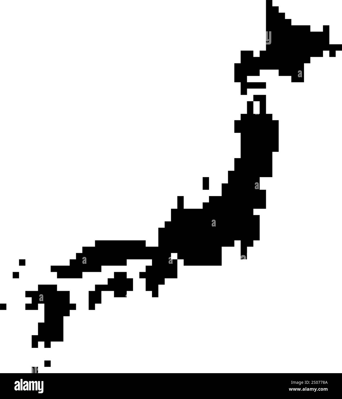 Pixelated world map icons in 8-bit style, featuring over 190 countries. Perfect for digital art, educational projects, and themed designs. Stock Vector