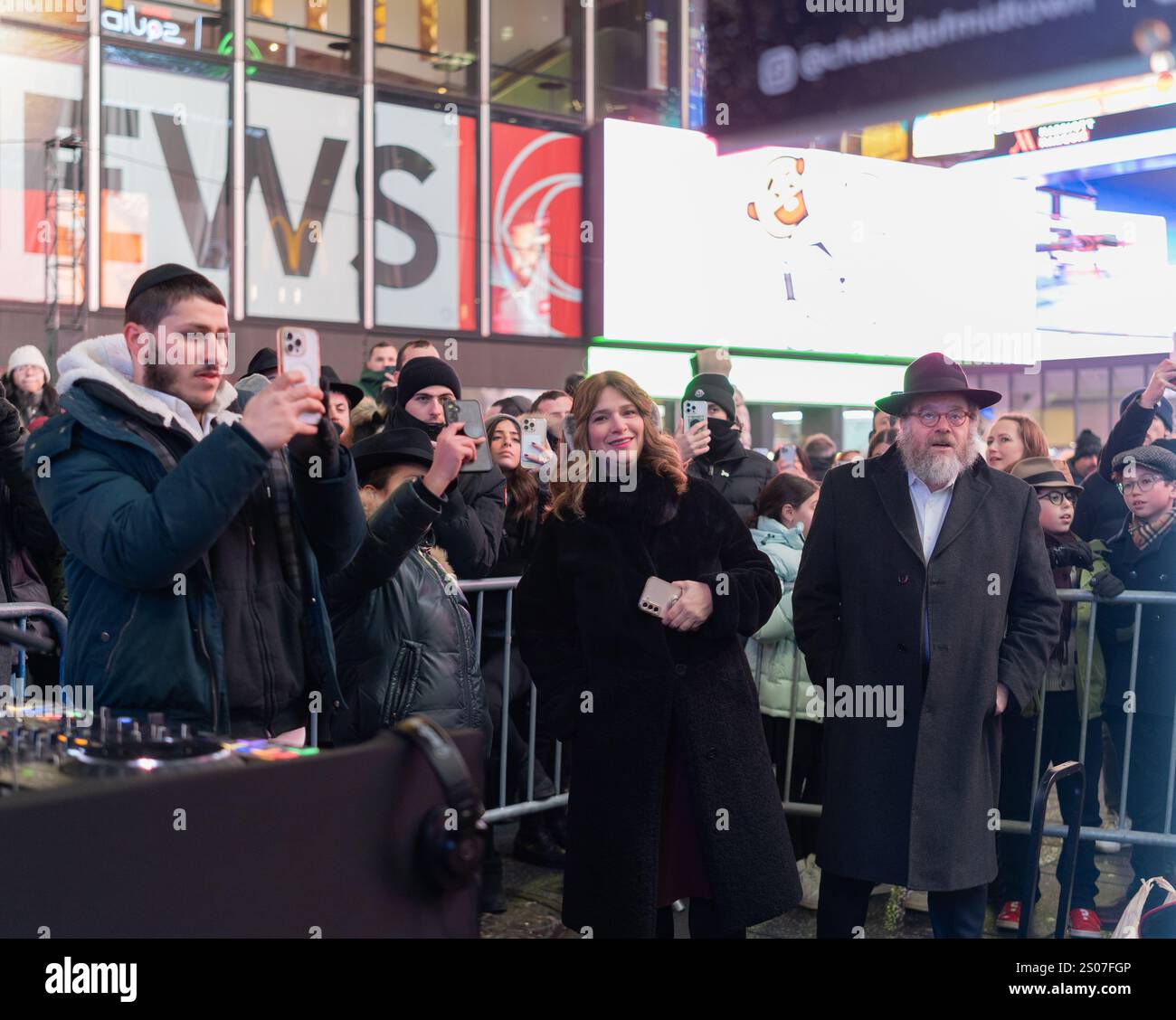 Members of the chabad of midtown manhattan in new york city ny