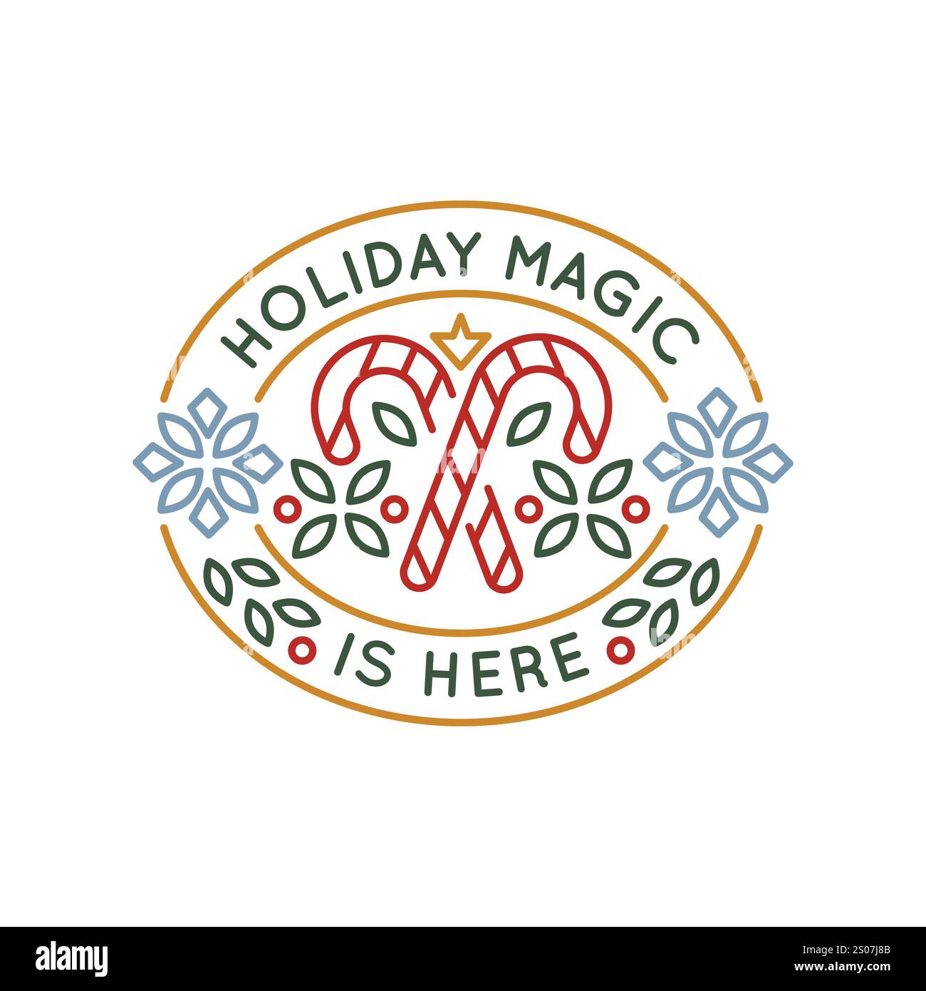 Simple Logo with Holiday Magic icon Stock Vector Image & Art - Alamy